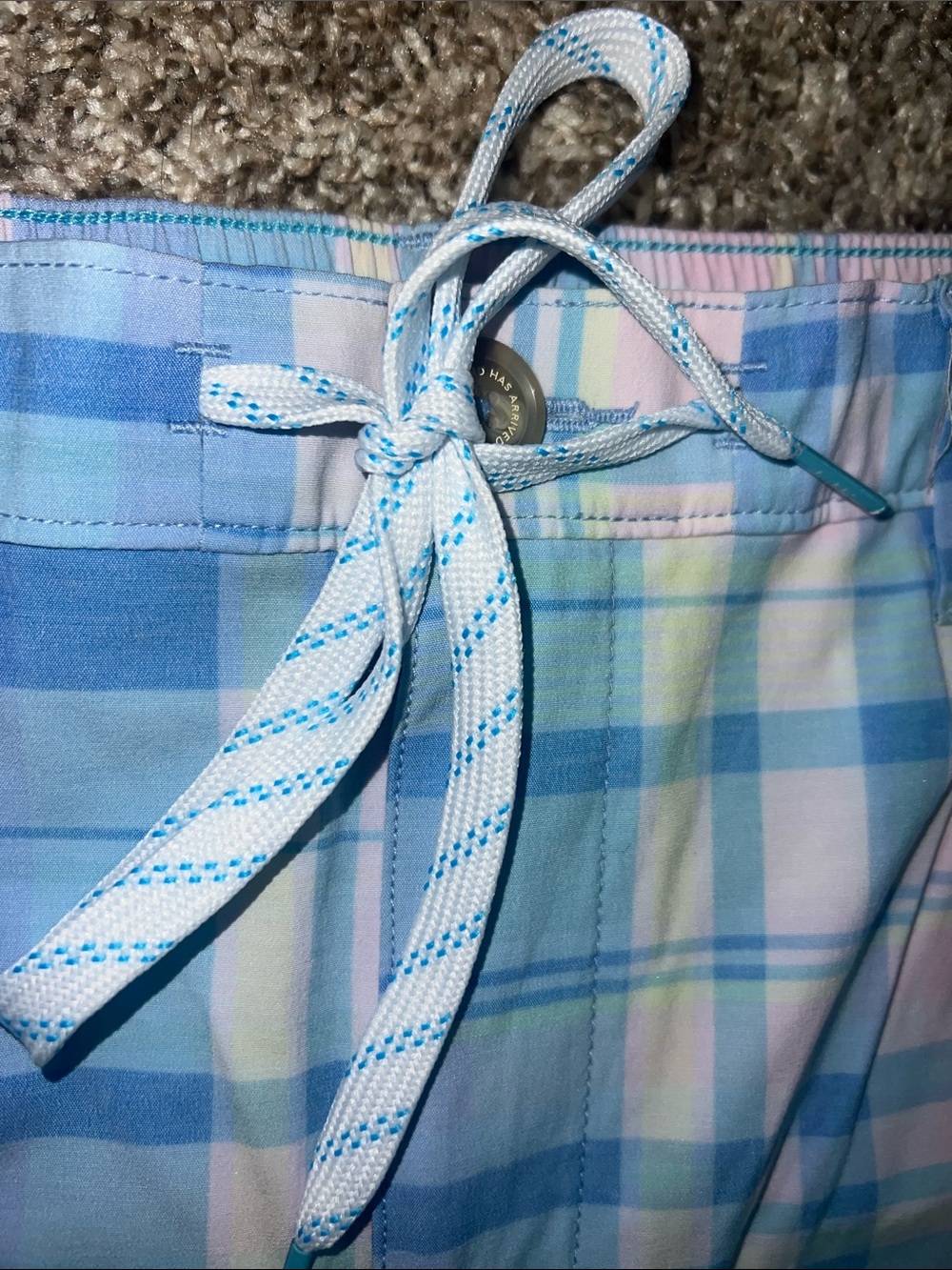 EUC! Chubbies Weekender Pastel Plaid Casual Pants Size MED - Picture 6 of 16